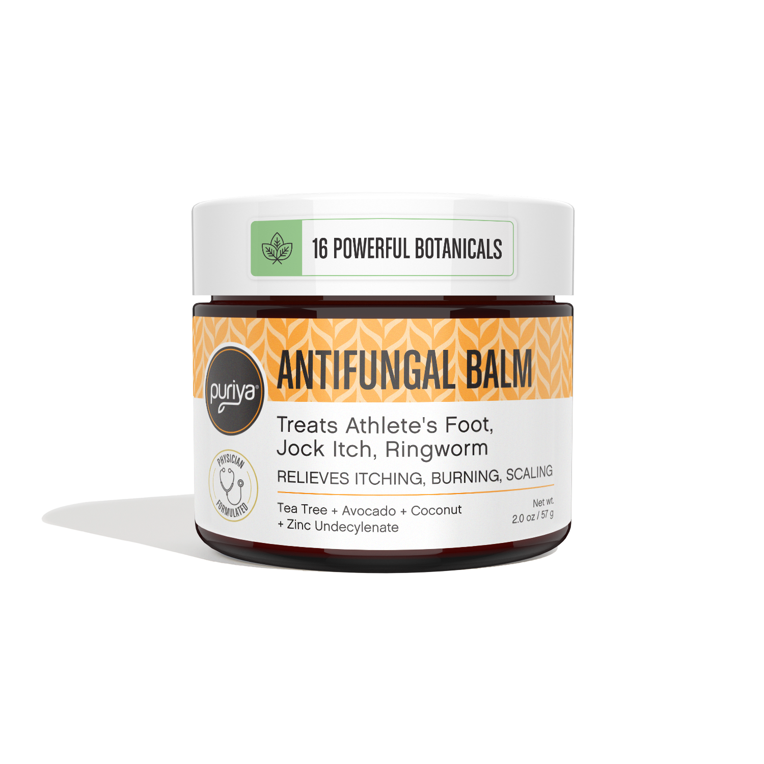 Puriya Tea Tree Oil Antifungal Cream, PlantPowered Athletes Foot Crea